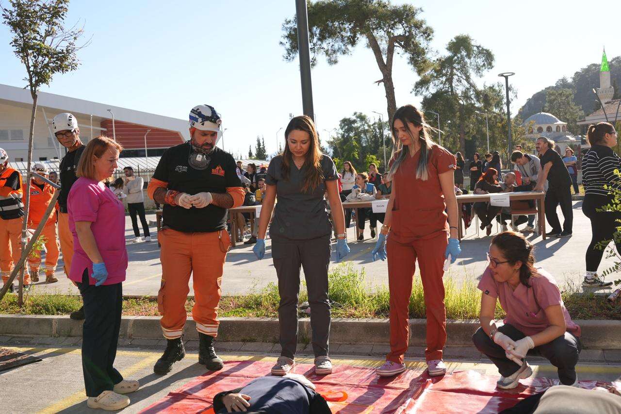 Marmaris Devlet Hastanesi’nde HAP Tatbikatı Başarıyla Gerçekleştirildi 1